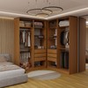 Guarda-Roupa Casal Modulado Genova 8 Portas 6 Gavetas Freijó/Cinza - Panorama Móveis