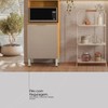 Cozinha Compacta Alba 6 Portas com Vidro Cinamon/Nude Prime Tx - Demóbile