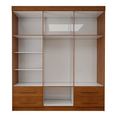 Guarda-Roupa Infantil Lisboa 6 Portas 4 Gavetas Cinamomo - Panorama Móveis