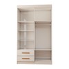 Guarda-Roupa Infantil Lisboa 4 Portas 2 Gavetas com Espelho Branco - Panorama Móveis