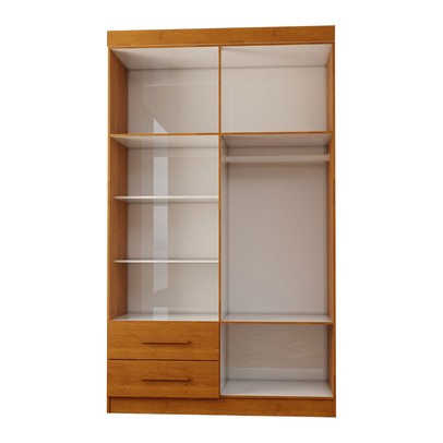 Guarda-Roupa Infantil Lisboa 4 Portas 2 Gavetas Cinamomo - Panorama Móveis