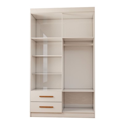 Guarda-Roupa Infantil Lisboa 4 Portas 2 Gavetas Branco - Panorama Móveis