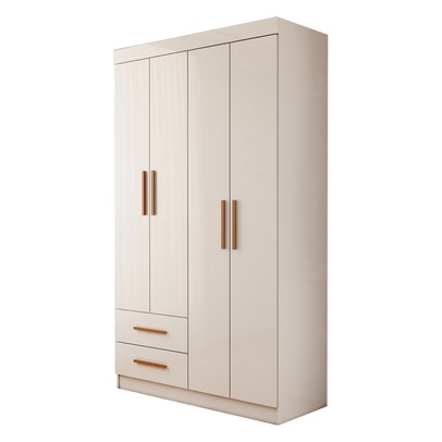Guarda-Roupa Infantil Lisboa 4 Portas 2 Gavetas Branco - Panorama Móveis