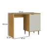 Armário Multiuso Copenhague 120 Cm 1 Porta Ipê/Sabbia - Decibal