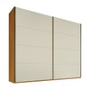 Guarda-Roupa Casal Hanover 2 Portas 6 Gavetas 100% Mdf Flex Peroba/Off White - Mademarques