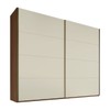 Guarda-Roupa Casal Hanover 2 Portas 6 Gavetas 100% Mdf Flex Castanho/Off White - Mademarques