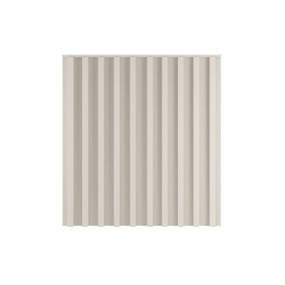 Cabeceira Solteiro Vitoria Ripado 100% Mdf Off White - Europa Móveis