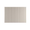 Cabeceira Casal Vitoria Ripado 100% Mdf Off White - Europa Móveis