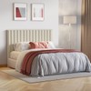 Cabeceira Casal Vitoria Ripado 100% Mdf Off White - Europa Móveis