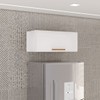 Armário Aéreo Cozinha 71 Cm Rubi 1 Porta Branco/Cinamomo - Pnr Móveis