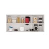 Armário Aéreo Cozinha 120 Cm Rubi 3 Portas Branco/Cinamomo - Pnr Móveis