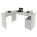 Mesa para Escritório 2 Gavetas Branco Me4129 - Tecno Mobili