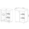 Armário de Cozinha Fruteira 1 Porta Bf3205 Branco - Tecno Mobili