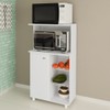Armário de Cozinha Fruteira 1 Porta Bf3207 Branco - Tecno Mobili