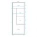 Armário Multiuso 2 Portas Bs 01-06a Branco - Brv Móveis