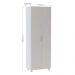 Armário Multiuso 2 Portas Bs 01-06a Branco - Brv Móveis