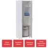 Armário Multiuso 2 Portas Bs 01-06a Branco - Brv Móveis