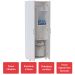 Armário Multiuso 2 Portas Bs 01-06a Branco - Brv Móveis