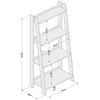 Estante para Livros 4 Prateleiras Modelo Delta Branco Bp - Politorno