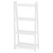 Estante para Livros 4 Prateleiras Modelo Delta Branco Bp - Politorno