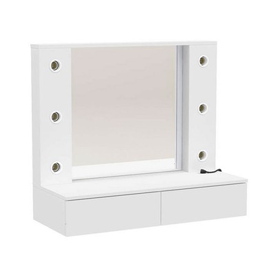 Penteadeira Arujá 2 Gavetas Branco Bp - Politorno