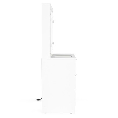 Penteadeira França 7 Gavetas Branco Bp - Politorno