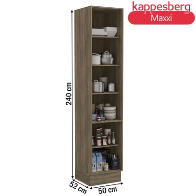 Paneleiros Maxxi 2 Portas Nogal - Kappesberg