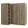 Armário Aéreo Cozinha 98 Cm Maxxi 1 Porta G768 Nogal - Kappesberg