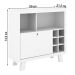 Bar Adega 1 Porta 8 Nichos Branco Ad5002  - Tecno Mobili