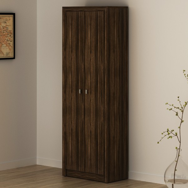 Armário Multiuso Alto 2 Portas Me4105 Nogal - Tecno Mobili