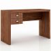 Mesa Escrivaninha 2 Gavetas Me4123 Nogal - Tecno Mobili