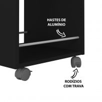 Bar Adega Brito 1 Prateleira Preto - Artely