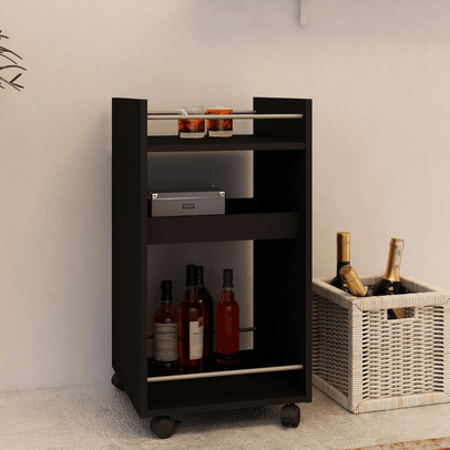 Bar Adega Brito 1 Prateleira Preto - Artely