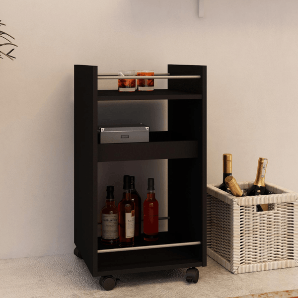 Bar Adega Brito 1 Prateleira Preto - Artely