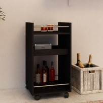 Bar Adega Brito 1 Prateleira Preto - Artely