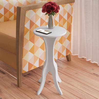 Mesa de Canto Kin Branco - Artely