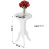 Mesa de Canto Kin Branco - Artely