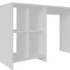 Mesa Escrivaninha Matrix 4 Nichos Branco - Artely