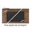 Painel para TV Até 60 Polegadas Slim Pinho C/ Suporte para TV - Artely