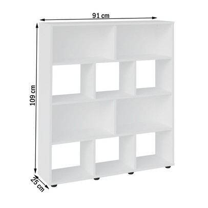 Estante para Livros Style Book Branco - Artely