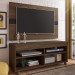 Rack com Painel para TV Até 47 Polegadas Cross C/ Suporte para TV  Amendoa/Preto - Artely
