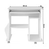 Mesa Escrivaninha 160 3 Nichos Branco - Artely