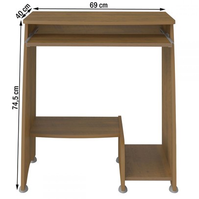 Mesa para Computador Pixel 2 Nichos Pinho - Artely