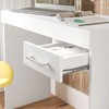 Mesa Escrivaninha Cooler 1 Gaveta Branco - Artely