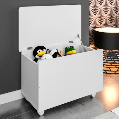Baú de Brinquedo Meu Fofinho Branco - Art In Móveis