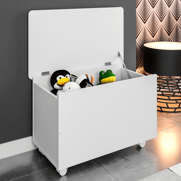 Baú de Brinquedo Meu Fofinho Branco - Art In Móveis