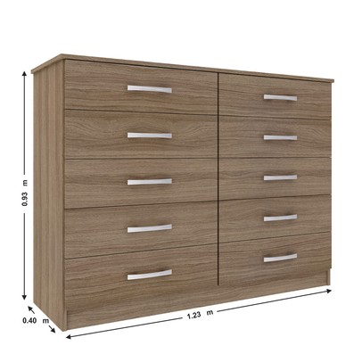 Cômoda Austin 10 Gavetas Demolição - Evidência Móveis