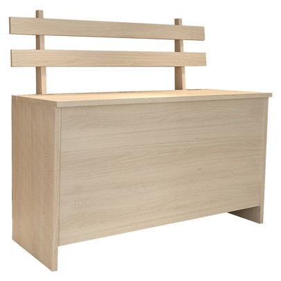 Baú Multiuso com Assento Cl 001 Carvalho - Completa Móveis