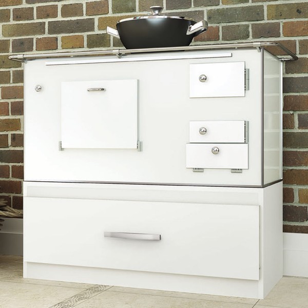 Acessórios para Cozinha Caixa para Lenha Embutida Branco - Completa Móveis