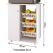 Armário de Cozinha Fruteira para Forno 1 Porta 0261 Branco - Genialflex